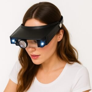 lupa vincha con 3 lentes de aumentos y 2 luces cod81007