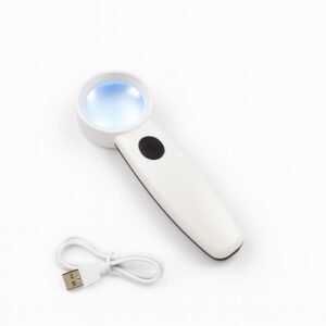 lupa de mano 11x con led modelo 6h2c