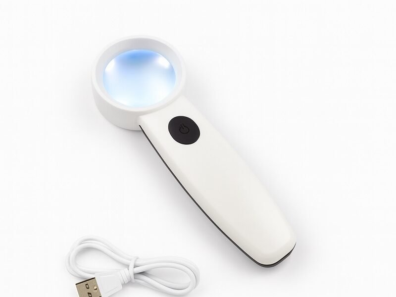 lupa de mano 11x con led modelo 6h2c