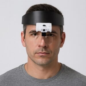 lupa vincha con varios aumentos luz led cody82000jc