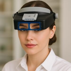 lupa vincha con varios aumentos luz led codigo 81007bc