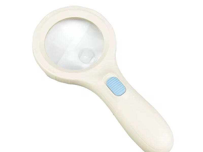 lupa con luz led blanca 2.5x + bifocal 5x mod6905