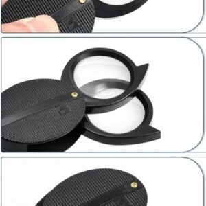 lupa 2 en 1 plegable 5x c/u cod7052