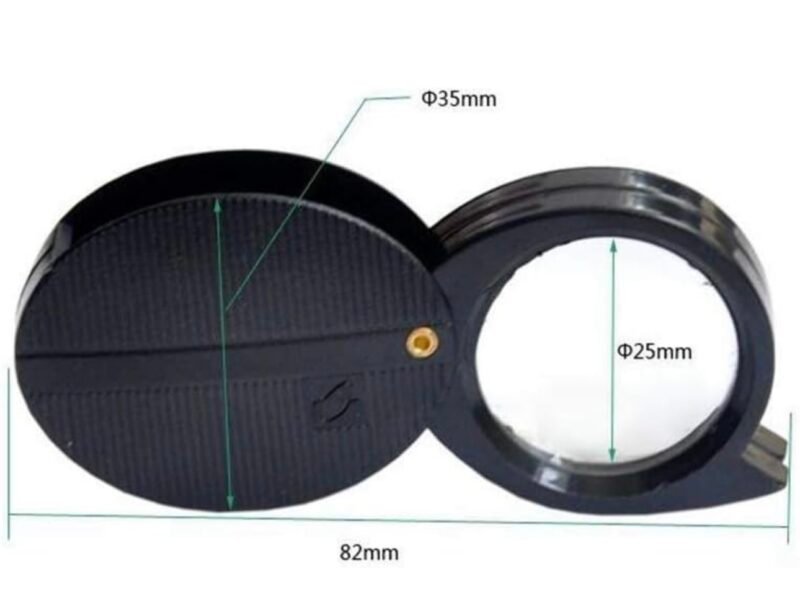 lupa 2 en 1 plegable 5x c/u cod7052