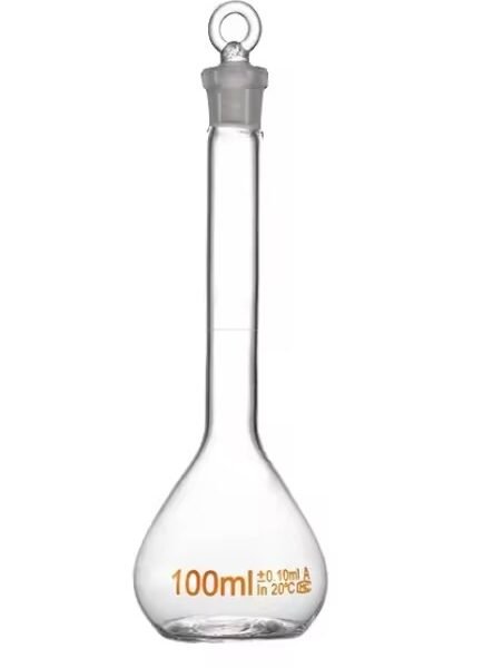 es un matraz aforado de 100 ml, clase a. modelo g003