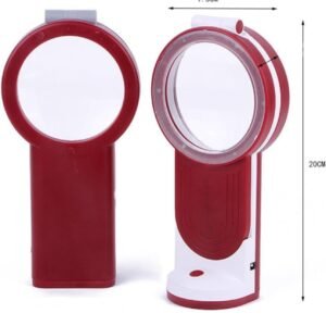 lupa de mano y mesa con luz usb modelo th7022