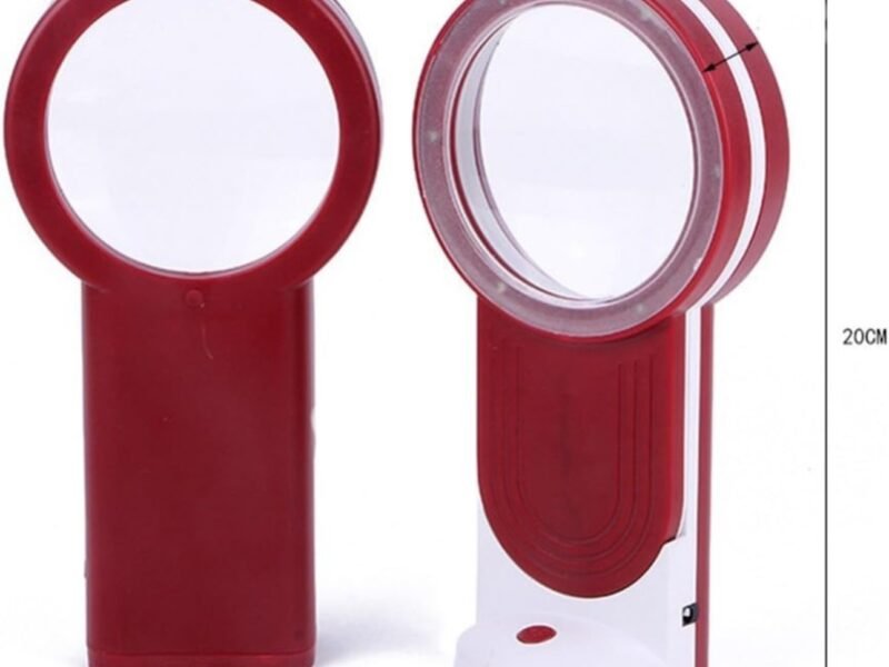 lupa de mano y mesa con luz usb modelo th7022
