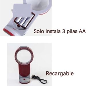 lupa de mano y mesa con luz usb modelo th7022