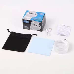 lupa de mesa 10x de aumento con led pw6010c lupa de mesa 10x de aumento con led pw6010c