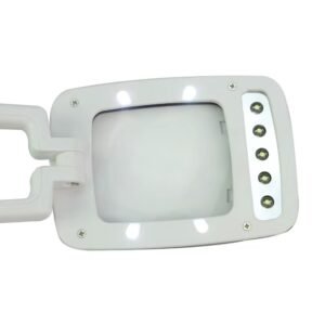 lupa de mesa plegable con luz codigo th7021