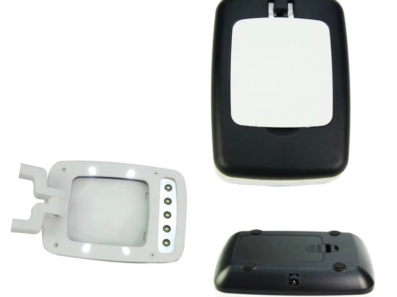lupa de mesa plegable con luz codigo th7021