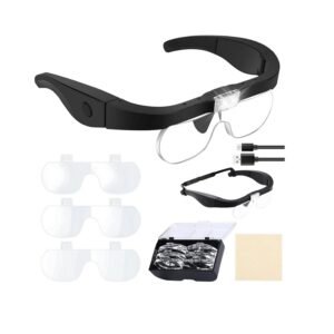 lupa lente con led con 4 aumentos cod11537dc