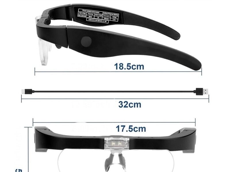 lupa lente con led con 4 aumentos cod11537dc