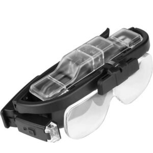 lupa lente con led con 3 aumentos cod11642dc