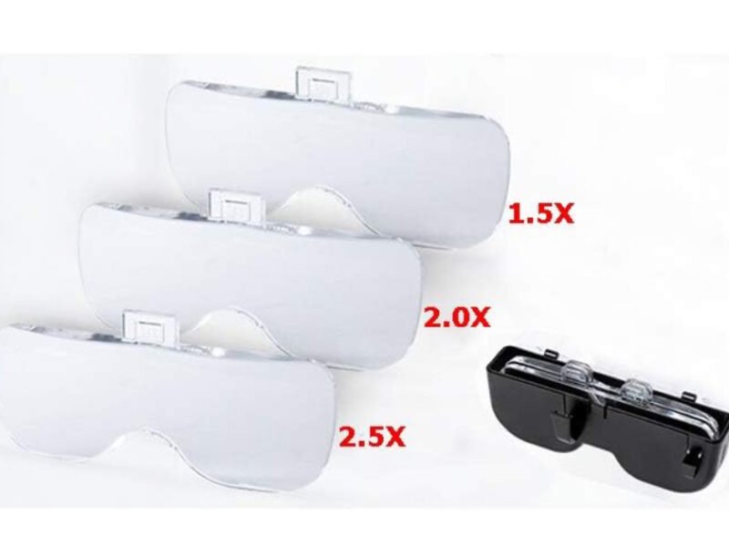 lupa lente con led con 3 aumentos cod11642dc