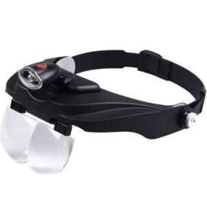 lupa vincha con varios aumentos y luz led cod81001f