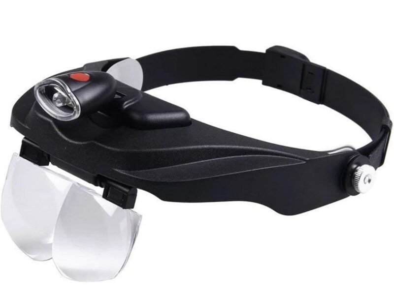 lupa vincha con varios aumentos y luz led cod81001f