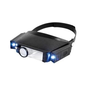 lupa vincha con 3 lentes de aumentos y 2 luces cod81007