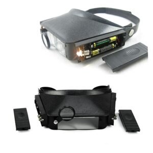 lupa vincha con 3 lentes de aumentos y 2 luces cod81007