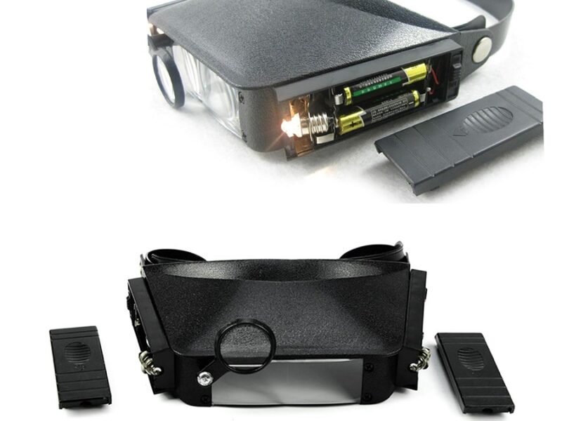 lupa vincha con 3 lentes de aumentos y 2 luces cod81007