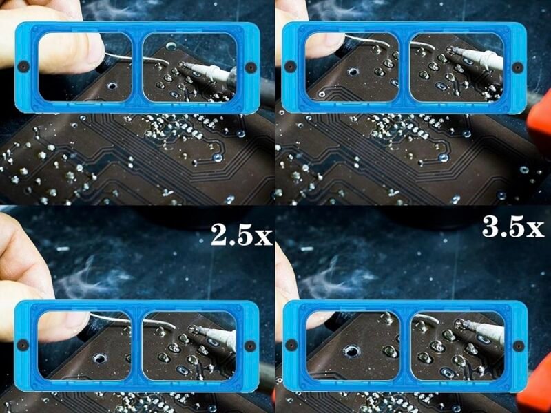 lupa vincha con 4 lentes intercambiables cod81007b