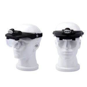 lupa vincha con 4 lentes +luz cod81001e