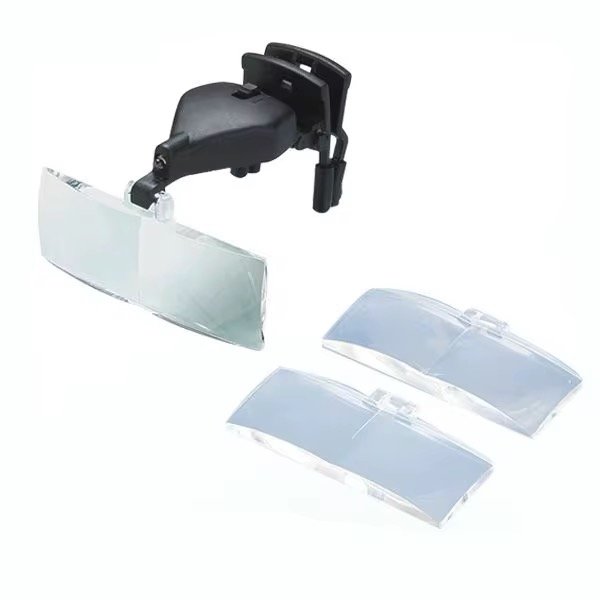 lupa clip para gafas con led cod91572