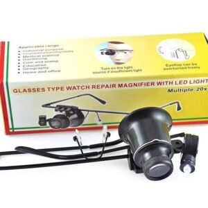 lupa monocular lente 20x con luz cod9892a