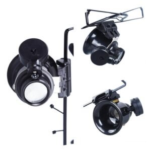 lupa monocular lente 20x con luz cod9892a