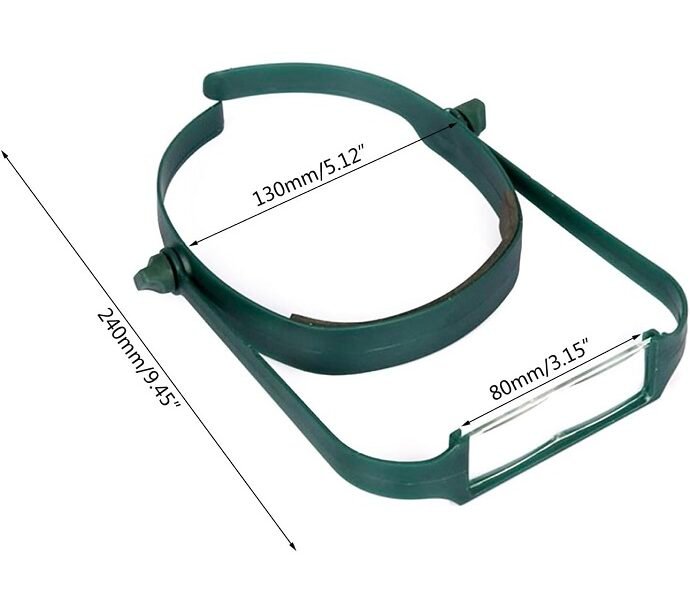 lupa vincha color verde cod81004