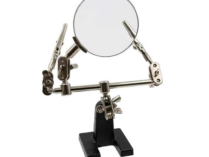 Lupa De Mesa Con Agarres Para Soldar Cod16129 lupa de mesa con agarres para soldar cod16129