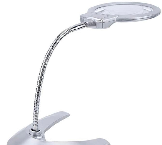 lupa 2x y 5x aumentos con luz led codmg4b10