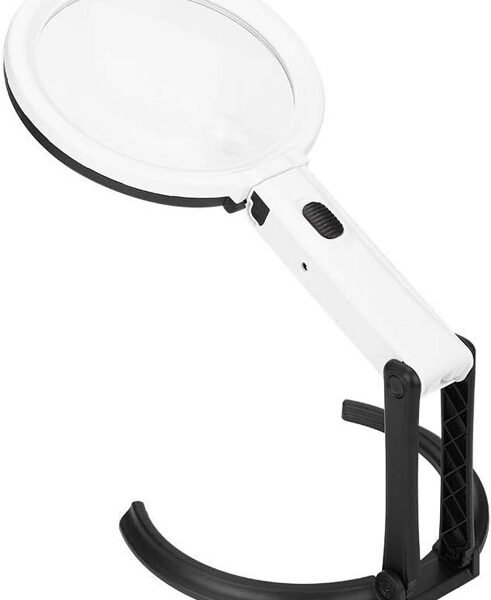 lupa con 1,8x/5x aumentos con luz led cod3b1d