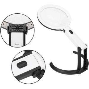lupa con 1,8x/5x aumentos con luz led cod3b1d