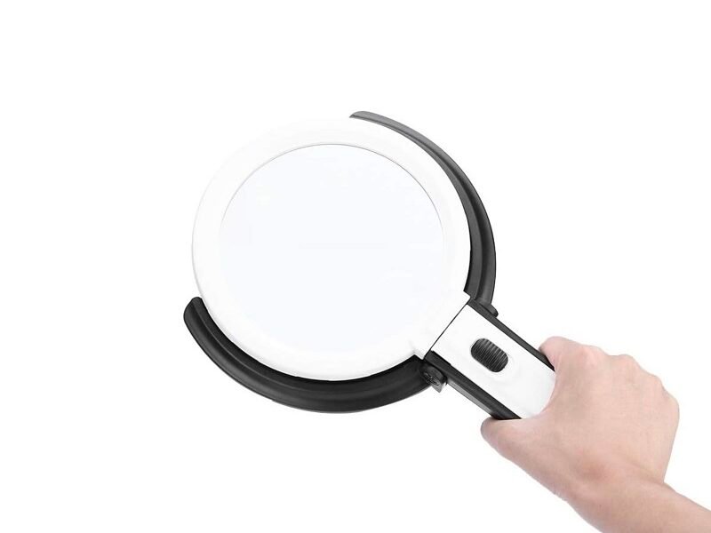 lupa con 2 aumentos y luz led cod3b1a