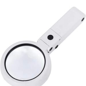 lupa de mano y mesa con luz usb codfs75rc