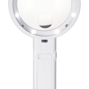 lupa de mano y mesa con luz usb codfs75rc