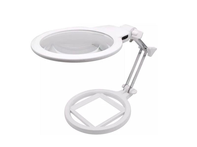 lupa con 2 aumentos y luz led cod3b1a