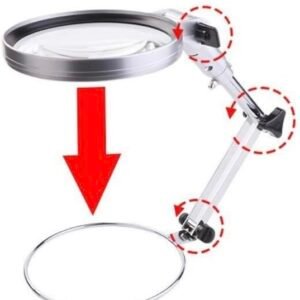 lupa con 2 aumentos + luz led cod830242