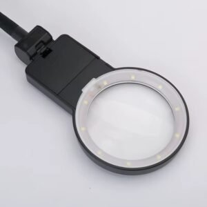 lupa con base y luz led 3x/4.5x cod7028