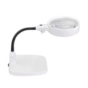 lupa con base 10x con luz led cod7764