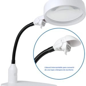 lupa con base 10x con luz led cod7764