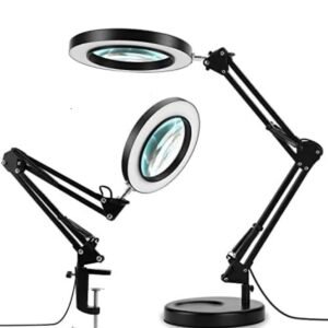 lupa de mesa con led y morsa 5x aumento codn2pcxs lupa de mesa con led y morsa 5x aumento codn2pcxs