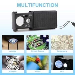 lupa joyero con 2 aumentos y luz led cod9881 lupa joyero con 2 aumentos y luz led cod9881