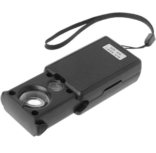 lupa joyero con 2 aumentos y luz led cod9881