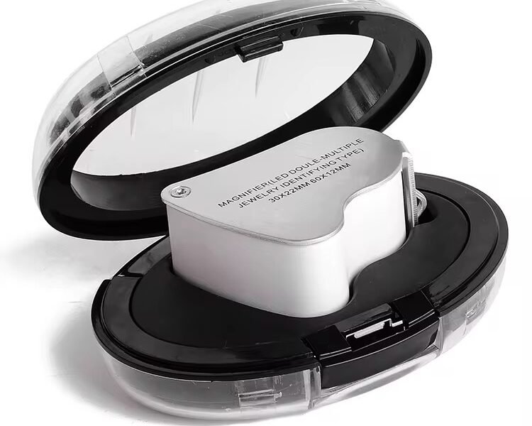 lupa joyero con 2 aumentos y luz cod9889