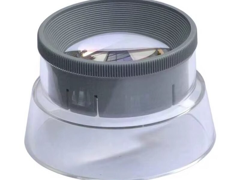 lupa copa 14x con estuche de cuero cod6759