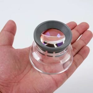 lupa copa 14x con estuche de cuero cod6759