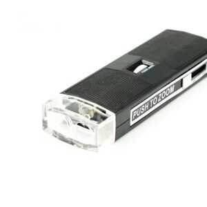 microscopio portátil negro 80x 100x cod75017