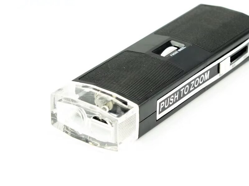 microscopio portátil negro 80x 100x cod75017